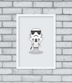 Quadro Cute Stormtrooper - comprar online