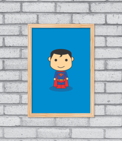 Quadro Cute Super Homem - Pendurama Quadros e Artigos de Decoração