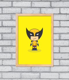 Quadro Cute Wolverine na internet