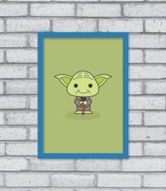 Quadro Cute Yoda - comprar online