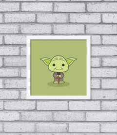 Quadro Cute Yoda - comprar online