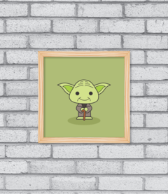 Quadro Cute Yoda - comprar online