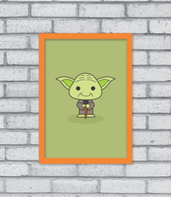 Quadro Cute Yoda na internet