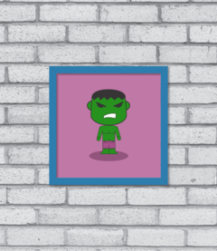 Quadro Cute Hulk na internet