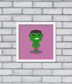 Quadro Cute Hulk - Pendurama Quadros e Artigos de Decoração