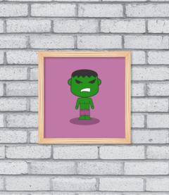 Quadro Cute Hulk - Pendurama Quadros e Artigos de Decoração