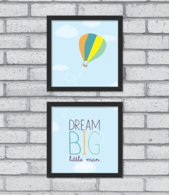 Quadro Dream Big (duplo) - Pendurama Quadros e Artigos de Decoração