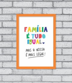 Quadro Família Legal na internet