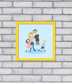 Quadro Família Retrato - loja online