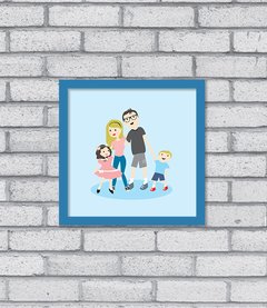 Imagem do Quadro Família Retrato