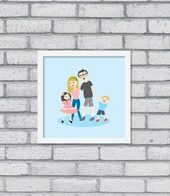 Quadro Família Retrato