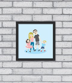 Quadro Família Retrato - loja online