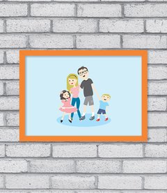 Quadro Família Retrato - loja online