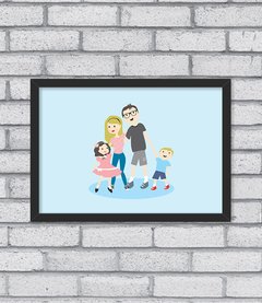 Quadro Família Retrato na internet