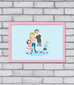 Quadro Família Retrato