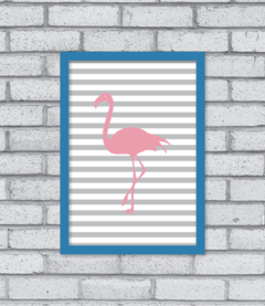 Quadro Flamingo na internet