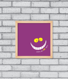 Quadro Gato de Cheshire - comprar online