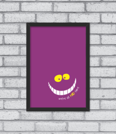 Quadro Gato de Cheshire - Pendurama Quadros e Artigos de Decoração