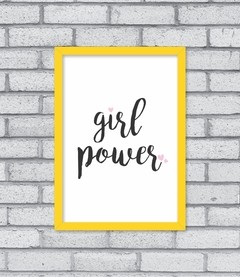 Quadro Girl Power na internet