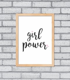 Quadro Girl Power na internet