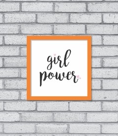 Quadro Girl Power - Pendurama Quadros e Artigos de Decoração