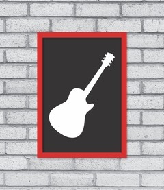 Quadro Guitarra - Pendurama Quadros e Artigos de Decoração