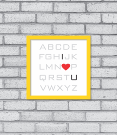 Quadro I Love You - comprar online