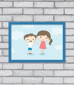 Quadro Irmãos - comprar online