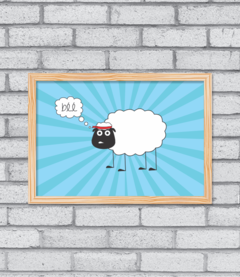 Quadro John Sheep - comprar online