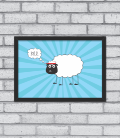 Quadro John Sheep - Pendurama Quadros e Artigos de Decoração