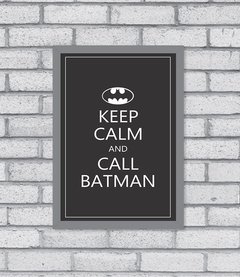 Quadro Keep Batman - Pendurama Quadros e Artigos de Decoração