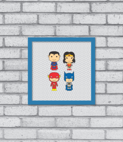 Quadro Cute Liga da Justiça - comprar online