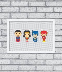 Quadro Cute Liga da Justiça na internet