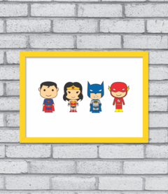 Quadro Cute Liga da Justiça na internet