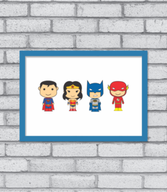 Quadro Cute Liga da Justiça na internet