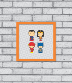 Quadro Cute Liga da Justiça - loja online