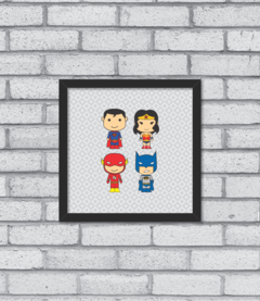 Imagem do Quadro Cute Liga da Justiça