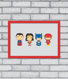 Imagem do Quadro Cute Liga da Justiça