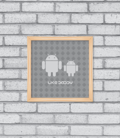 Quadro Like Daddy - comprar online