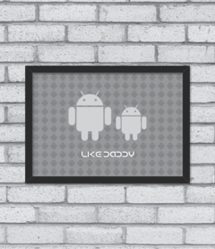 Quadro Like Daddy - Pendurama Quadros e Artigos de Decoração