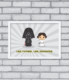 Quadro Like Father, Like Daughter - comprar online