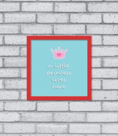 Quadro Little Princess na internet