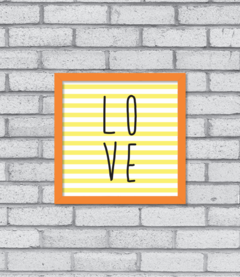 Quadro Love - Pendurama Quadros e Artigos de Decoração