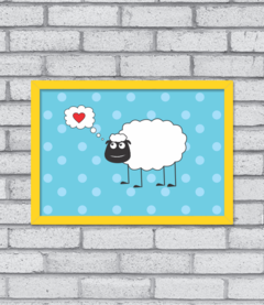 Imagem do Quadro Loving Sheep