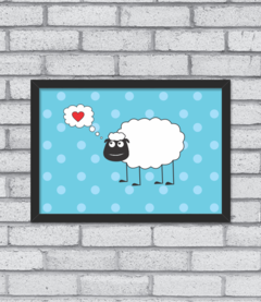 Quadro Loving Sheep - Pendurama Quadros e Artigos de Decoração