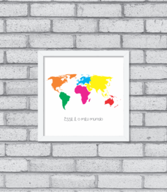 Quadro Meu Mundo - comprar online