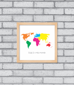 Quadro Meu Mundo - comprar online