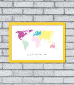 Quadro Meu Mundo - comprar online