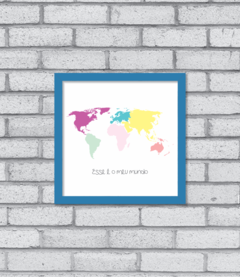 Quadro Meu Mundo - comprar online