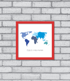 Quadro Meu Mundo - comprar online